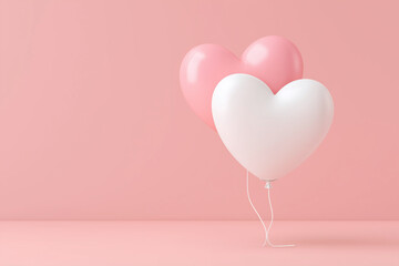バレンタインや結婚祝いに最適なロマンチックな風船イメージ