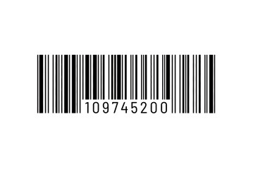 Vector barcode with numbers