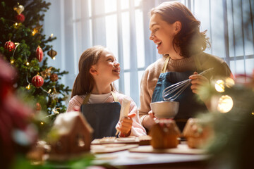 cooking gingerbread house