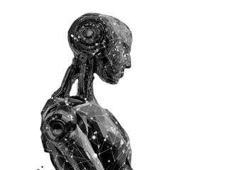 3d rendered illustration of a robot