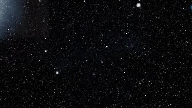 Captivating cosmic design featuring a myriad of twinkling stars scattered across the vast, dark expanse of the night sky, perfect for abstract backgrounds and celestial themes