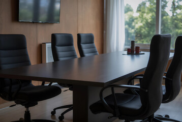 An office for business meetings, gatherings, seminars