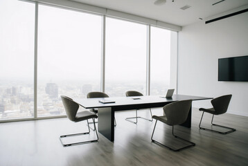 An office for business meetings, gatherings, seminars