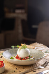 Italian burrata cheese