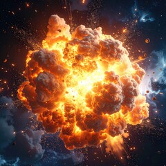 Epic explosion in space