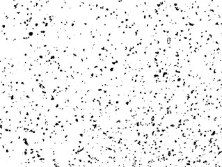 Grunge background black and white. Texture of chips, cracks, scratches, scuffs, dust, dirt .Vector pattern of cracks, chips, scuffs. Abstract vintage surface isolated on white background.EPS10.