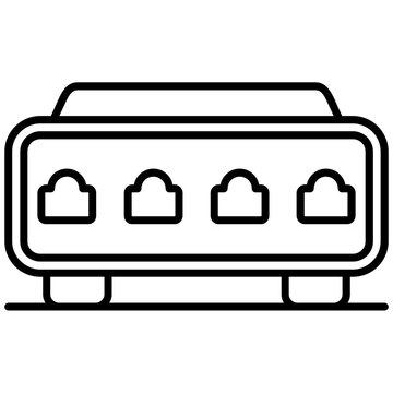 KVM Switch Outline Icon