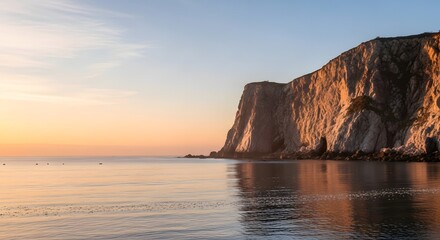A serene coastal atmosphere on New Years Day.
