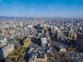 【群馬県】前橋市・群馬県庁からの風景