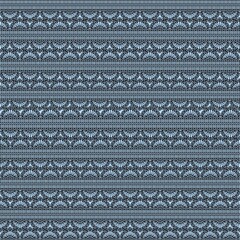 Repeating ornate lace-like motifs pattern with fan shapes and delicate linear details. Refined, symmetrical texture reminiscent design of vintage fabric or decorative embroidery.
