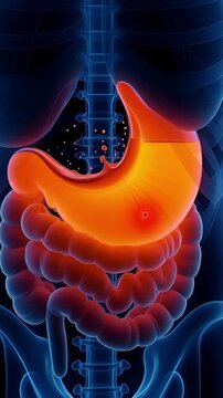 Understanding acid reflux and stomach ulcer in the human body