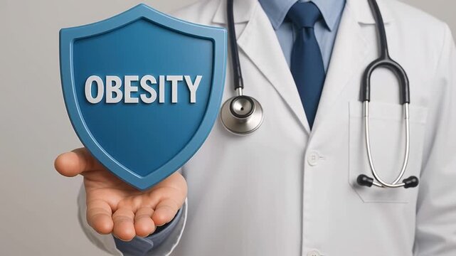 Healthcare Professionals Unite Shielding Against Obesity Through Medical Expertise, Nutrition, and Wellness for Healthier Future - Powered by Adobe