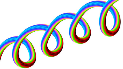 Abstract colorful circle design vector illustration with a wave pattern light frame backdrop