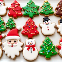 Assorted Christmas Cookie Icing Decorations