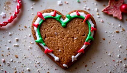 Thornheart Gingerbread Cookie with Colorful Icing Details