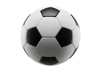 Naklejka premium classic white soccer ball cutout, png
