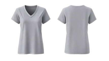 A pair of blank black and white tote bags isolated on a white background for design mockups