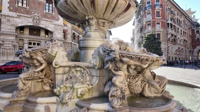 The Fountain of the Frogs (Fontana delle Rane) in Rome&rsquo;s Quartiere Copped&egrave; 