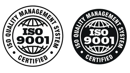 Fototapeta premium Ensure top quality standards with ISO 9001 certification compliance for your business management system