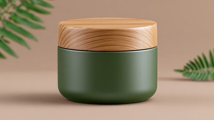 Mockup display of cream cosmetic packaging in professional environment for effective marketing