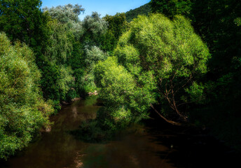 Natural landscape at the river Altm&uuml;hl