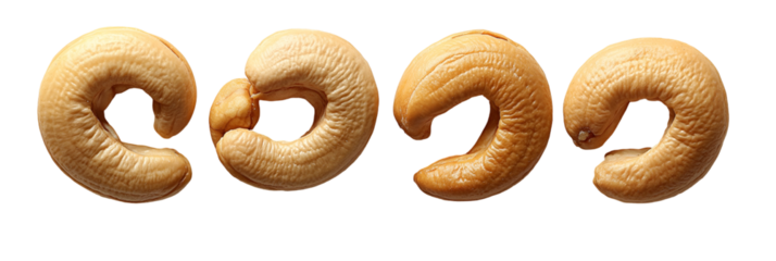 Light beige rings on transparent background