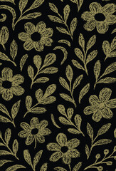 Vector abstract floral pattern suitable for fabric, motifs, covers, backgrounds, etc.