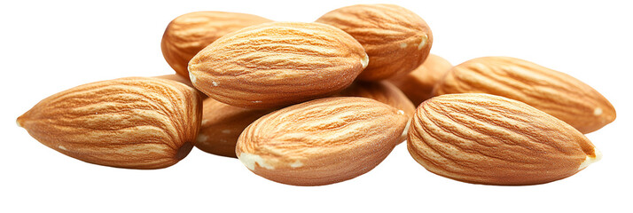 Light tan round nuts stacked together