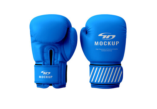 Boxing Gloves Mockup Template