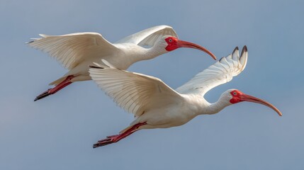 Sacred Ibises Flying Over the Nile Delta, Representing Guardian Symbolism in Ancient Egyptian Culture