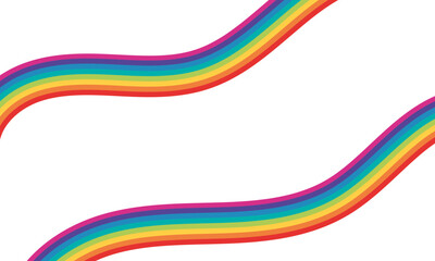 abstract rainbow wave background