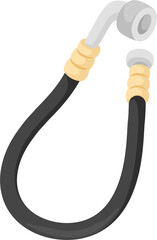 illustration car air conditioning hoses