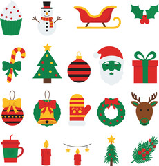 Vector Collection of Black Tree Silhouettes with Detailed Foliage and Round Canopies