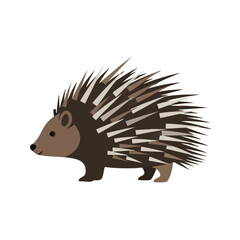 Cartoon Porcupine Illustration