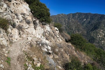 San Gabriel Mountains near Santa Anita Canyon.