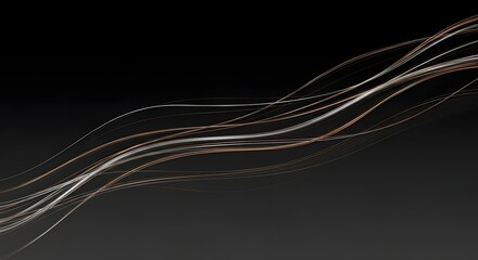 Abstract lines waves background design modern wallpaper pattern texture graphic art illustration smooth curves