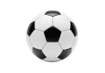Obraz premium Classic soccer ball isolated on transparent background for sports and games