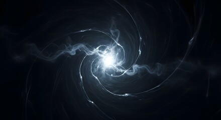 Abstract vortex energy light spiral motion background power stream glow effect design space concept