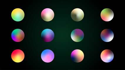 Vibrant Gradient Orbs Pack - Glass Blob Glow Spheres