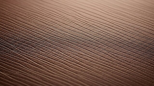 Close-up view of a textured brown surface with subtle parallel lines, offering a rich, organic feel