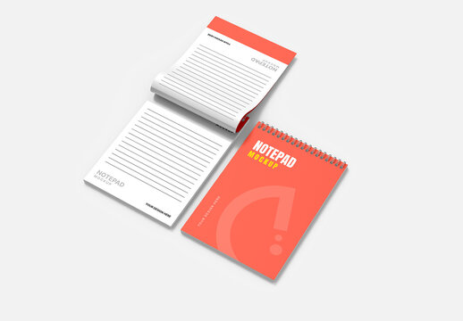 Notepad Page Mockup