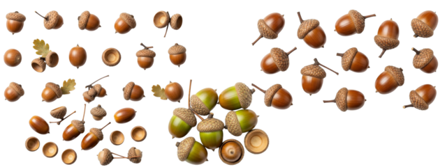 Conkers and Acorns Arrangements – Holiday and Seasonal Stock Image