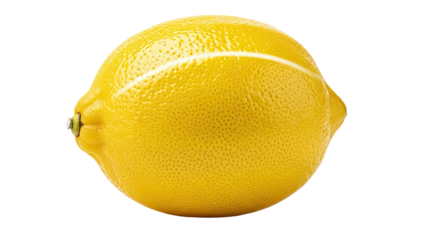 A whole, ripe, yellow citrus fruit with textured skin and a black background