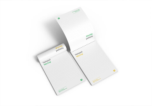 Notepad Mockup Set