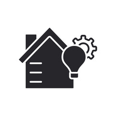 new developments icons outline and Flat Style,transparent background