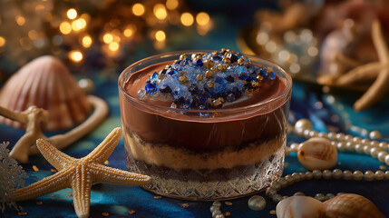 Chocolate drinks with various delicious mixes