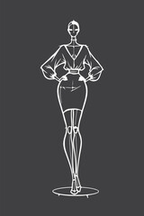 Abstract vector design with geometric shapes and text elements in cmyk color palette