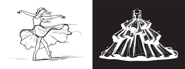 Abstract vector design with geometric shapes and color gradients using cmyk and grayscale elements