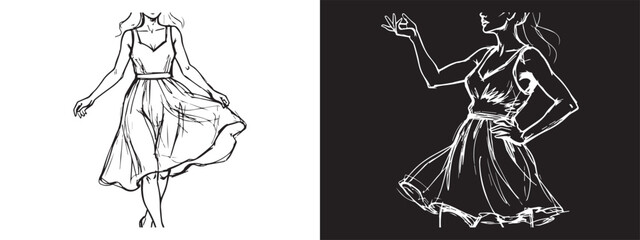 Abstract vector design with geometric shapes and text elements in cmyk and grayscale