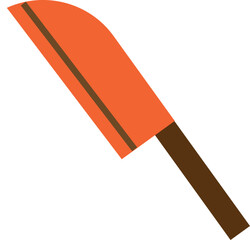 vector illustration of a knife